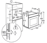 תנור בנוי אלקטרולוקס Electrolux EOA5400AOW‬‏